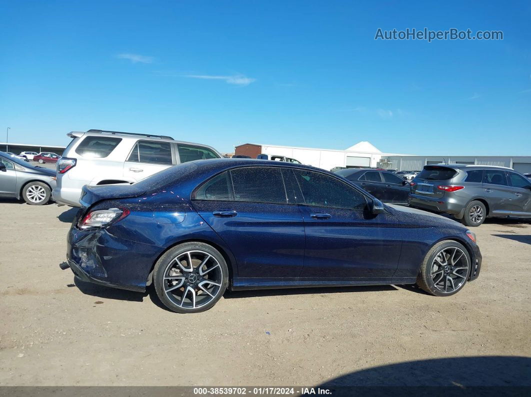 2019 Mercedes-benz C 300   Синий vin: 55SWF8DBXKU309674