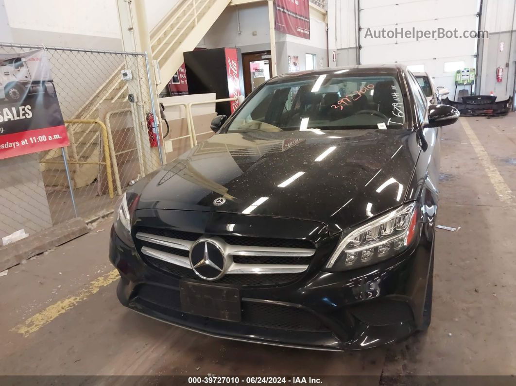 2019 Mercedes-benz C 300   Black vin: 55SWF8DBXKU315572