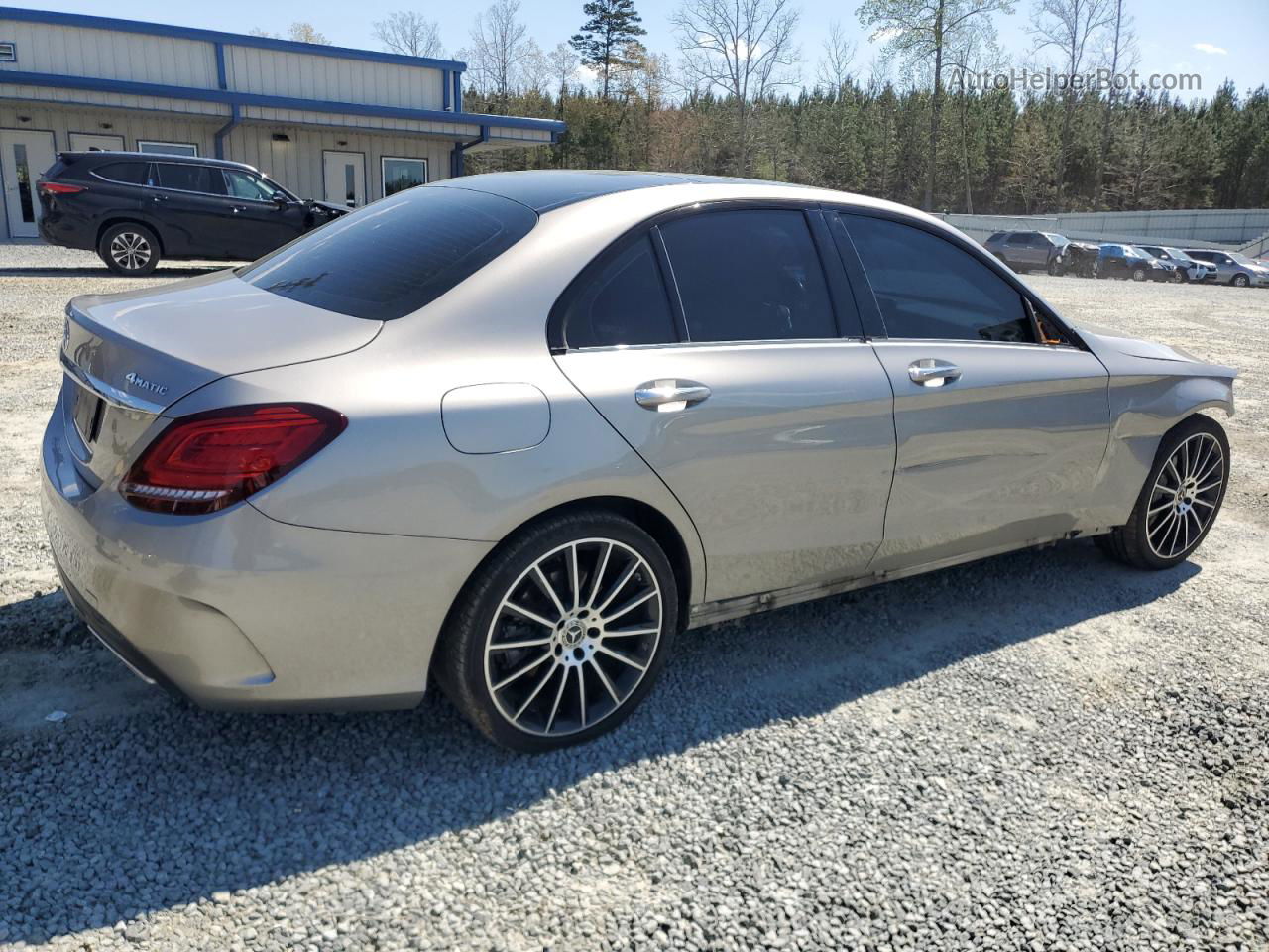 2019 Mercedes-benz C 300 4matic Silver vin: 55SWF8EB0KU282855