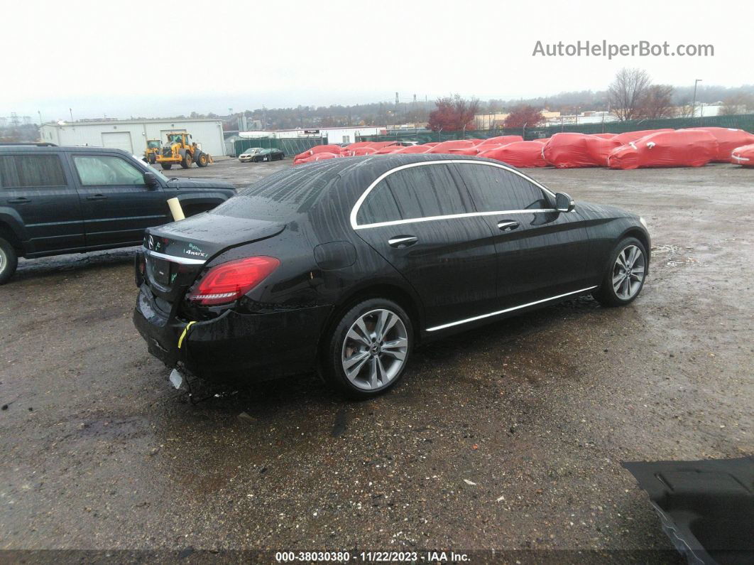 2019 Mercedes-benz C 300 4matic Черный vin: 55SWF8EB0KU290874