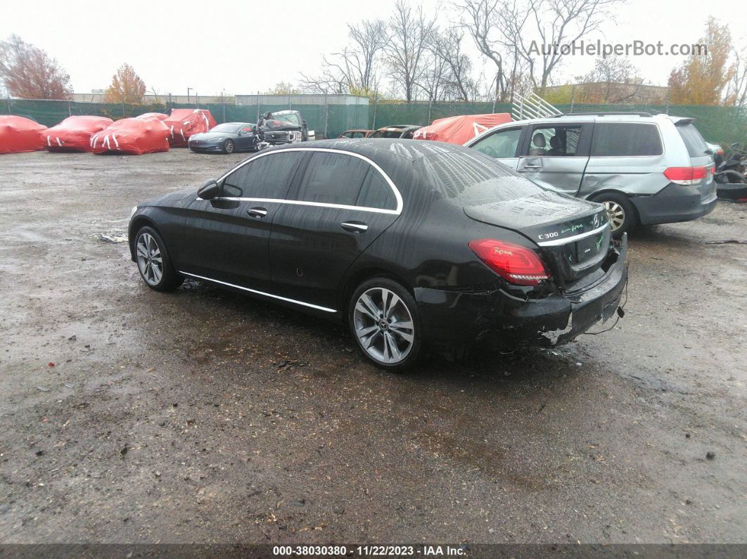 2019 Mercedes-benz C 300 4matic Черный vin: 55SWF8EB0KU290874