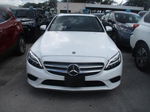 2019 Mercedes-benz C-class C 300 White vin: 55SWF8EB1KU301039