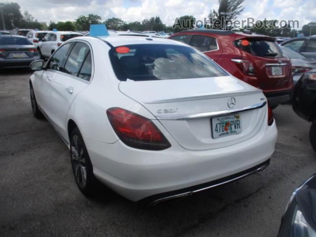 2019 Mercedes-benz C-class C 300 White vin: 55SWF8EB1KU301039