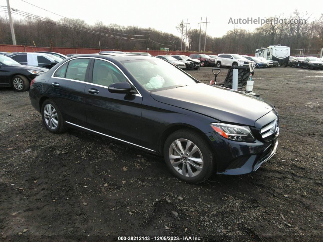 2019 Mercedes-benz C 300 4matic Dark Blue vin: 55SWF8EB1KU308542