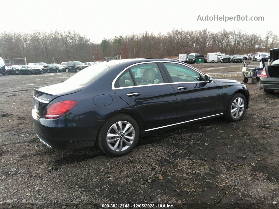 2019 Mercedes-benz C 300 4matic Dark Blue vin: 55SWF8EB1KU308542