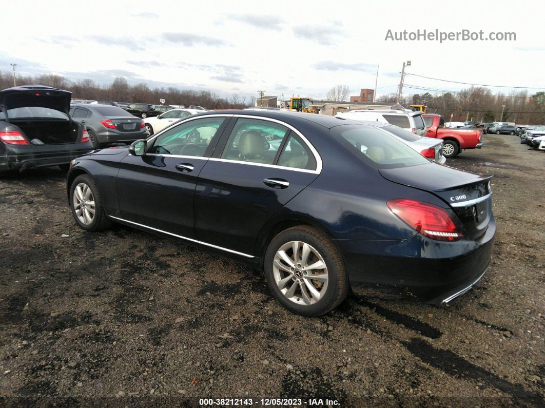 2019 Mercedes-benz C 300 4matic Dark Blue vin: 55SWF8EB1KU308542