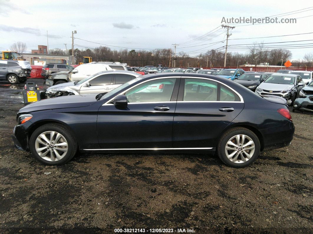 2019 Mercedes-benz C 300 4matic Dark Blue vin: 55SWF8EB1KU308542