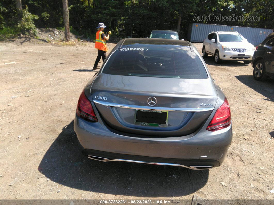 2019 Mercedes-benz C-class C 300 Gray vin: 55SWF8EB1KU317404