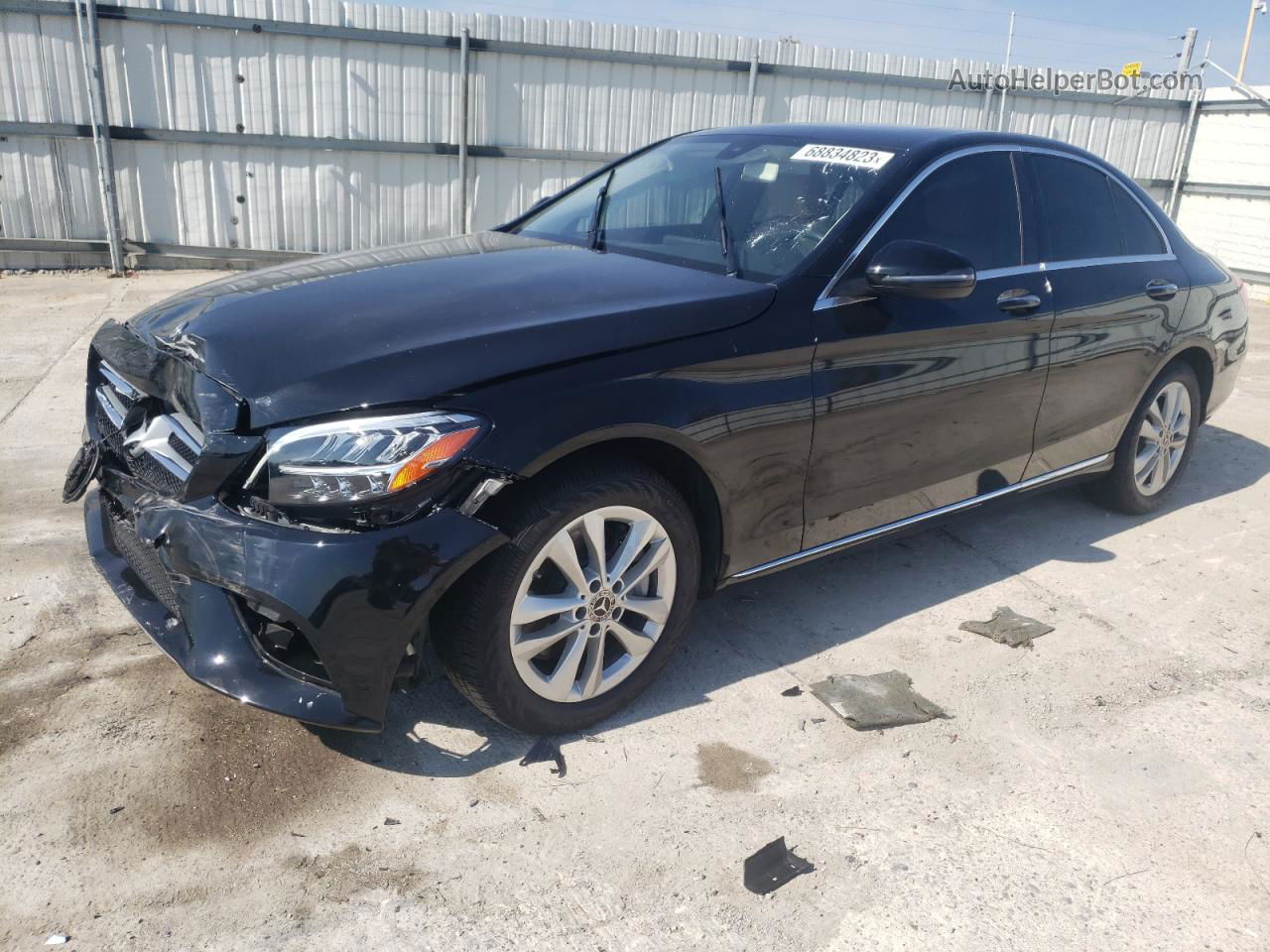 2019 Mercedes-benz C 300 4matic Черный vin: 55SWF8EB2KU283893