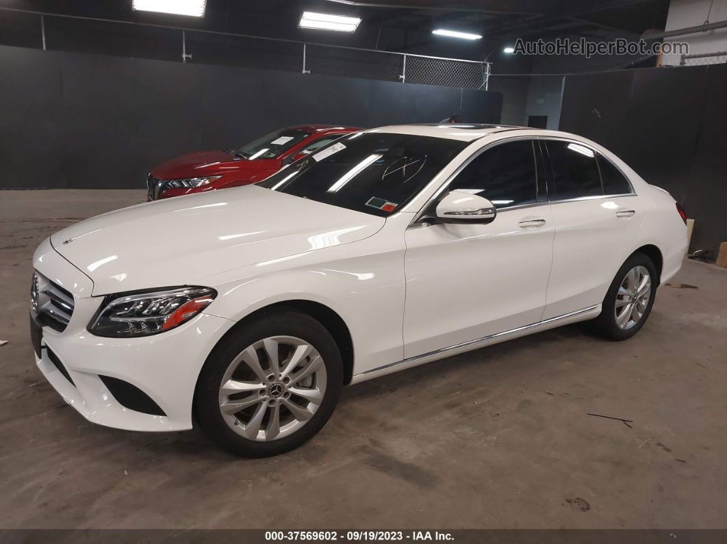 2019 Mercedes-benz C 300 4matic White vin: 55SWF8EB2KU287572