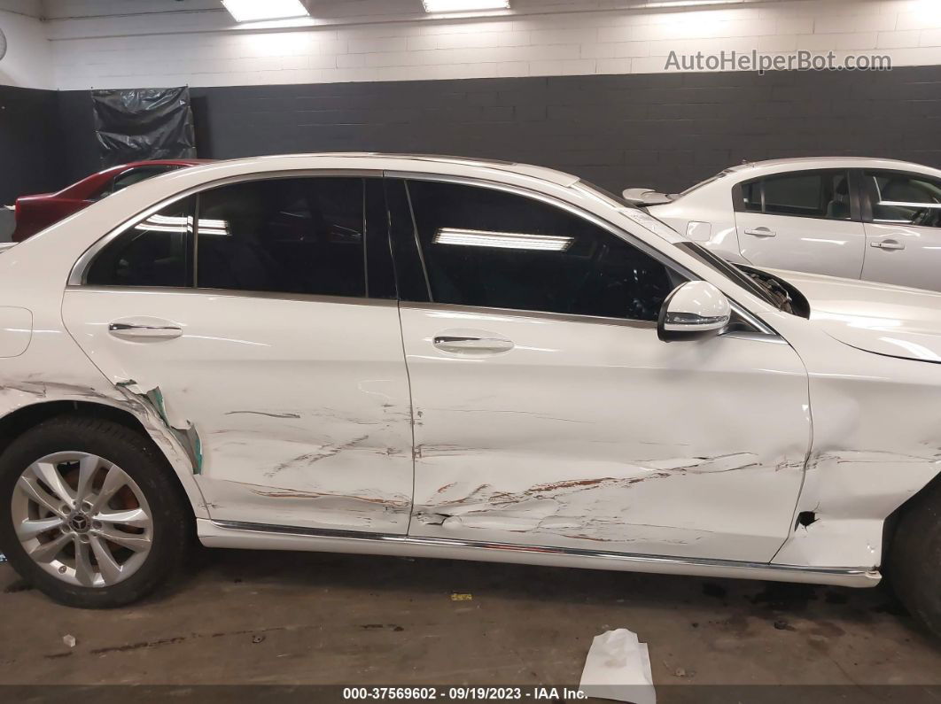 2019 Mercedes-benz C 300 4matic White vin: 55SWF8EB2KU287572