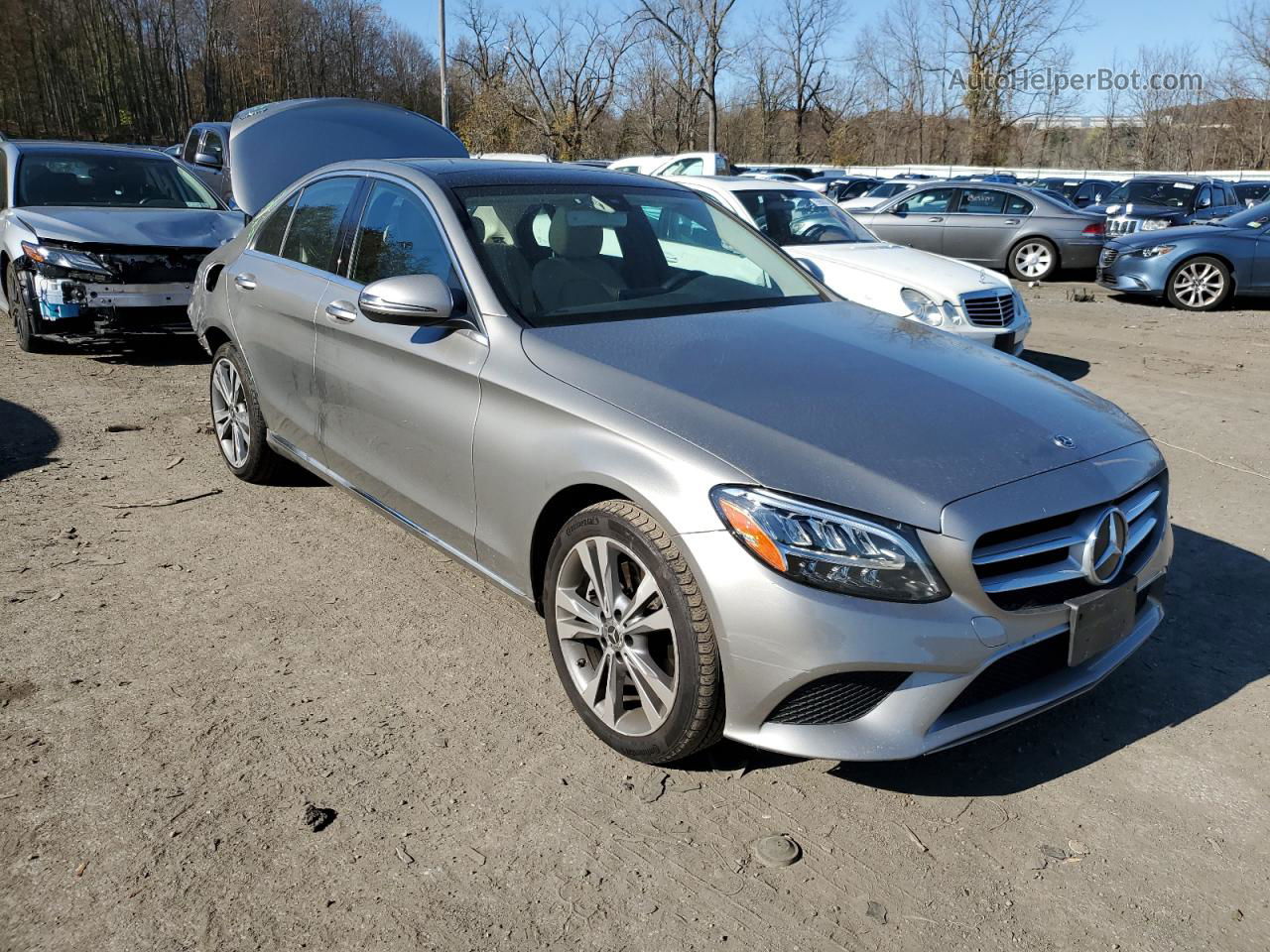 2019 Mercedes-benz C 300 4matic Gold vin: 55SWF8EB2KU303589