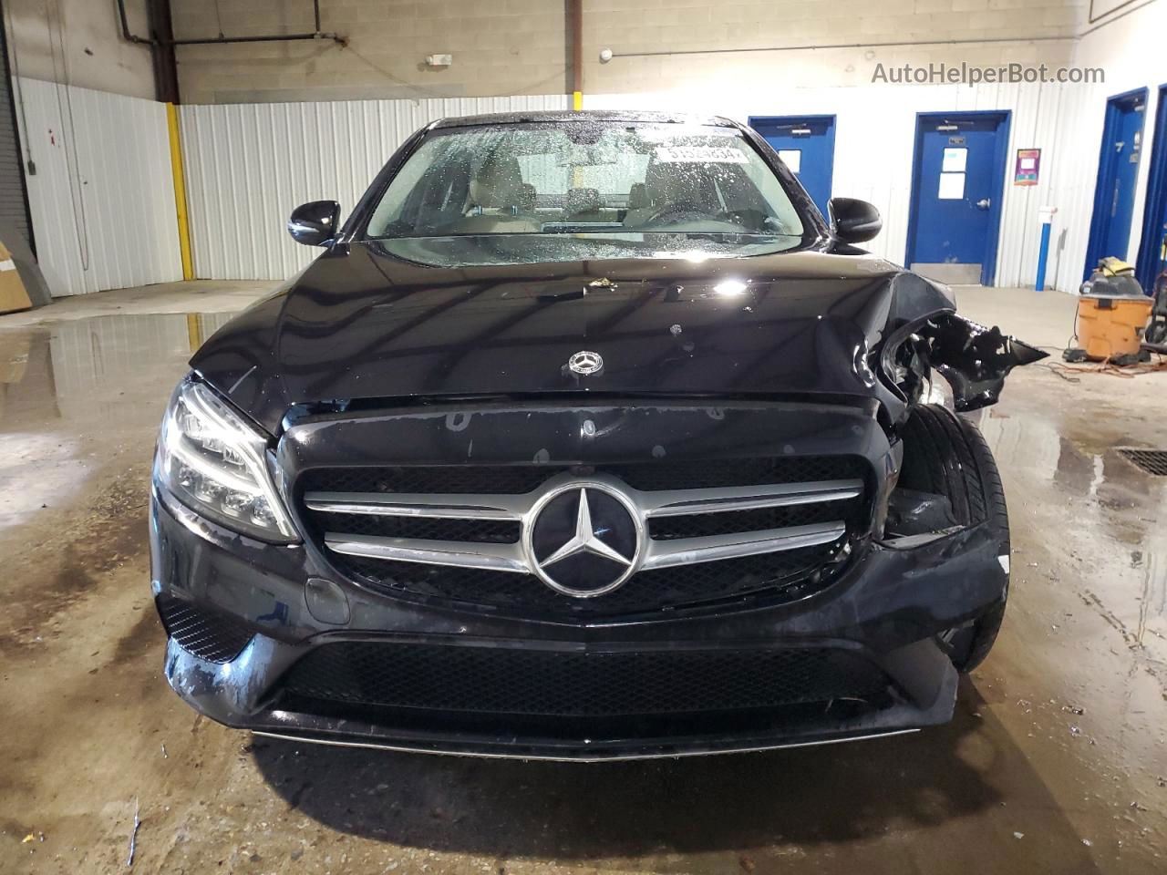 2019 Mercedes-benz C 300 4matic Black vin: 55SWF8EB2KU310803