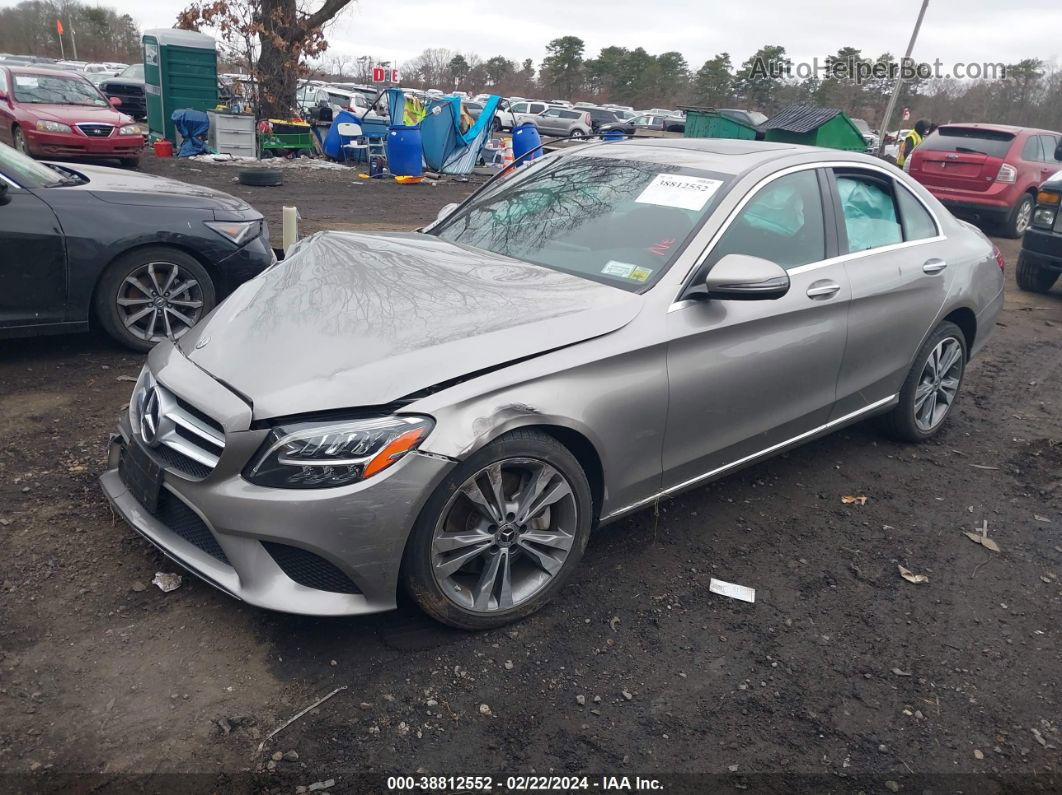 2019 Mercedes-benz C 300 4matic Gray vin: 55SWF8EB2KU320201