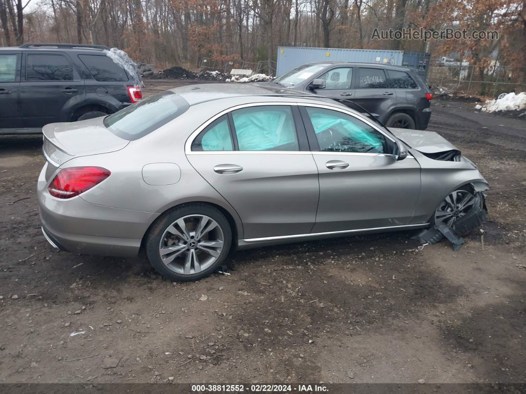 2019 Mercedes-benz C 300 4matic Gray vin: 55SWF8EB2KU320201