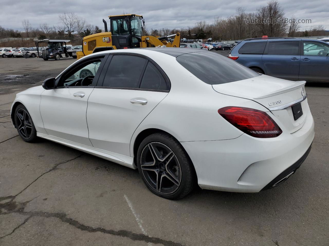 2019 Mercedes-benz C 300 4matic White vin: 55SWF8EB3KU290495