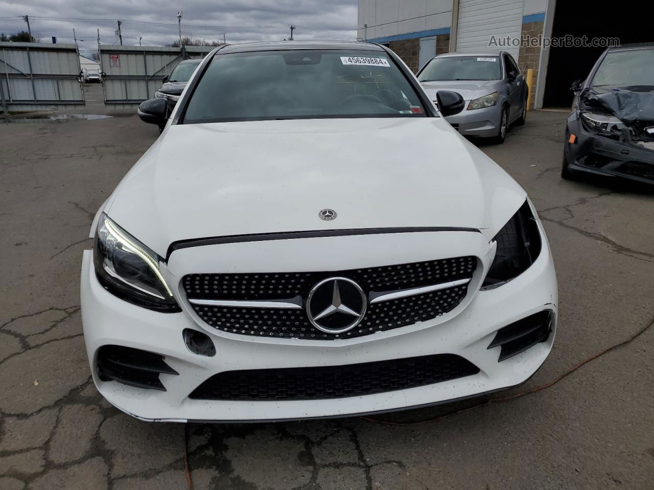 2019 Mercedes-benz C 300 4matic White vin: 55SWF8EB3KU290495