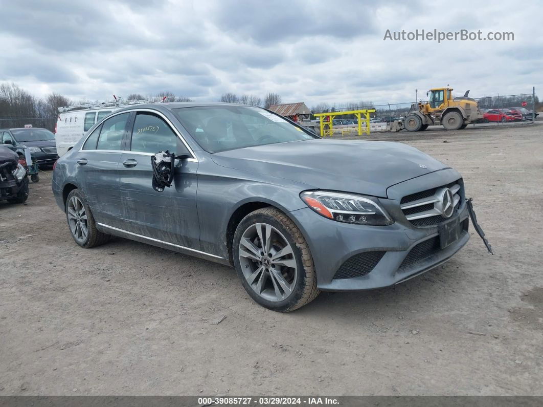 2019 Mercedes-benz C 300 4matic Gray vin: 55SWF8EB3KU304833