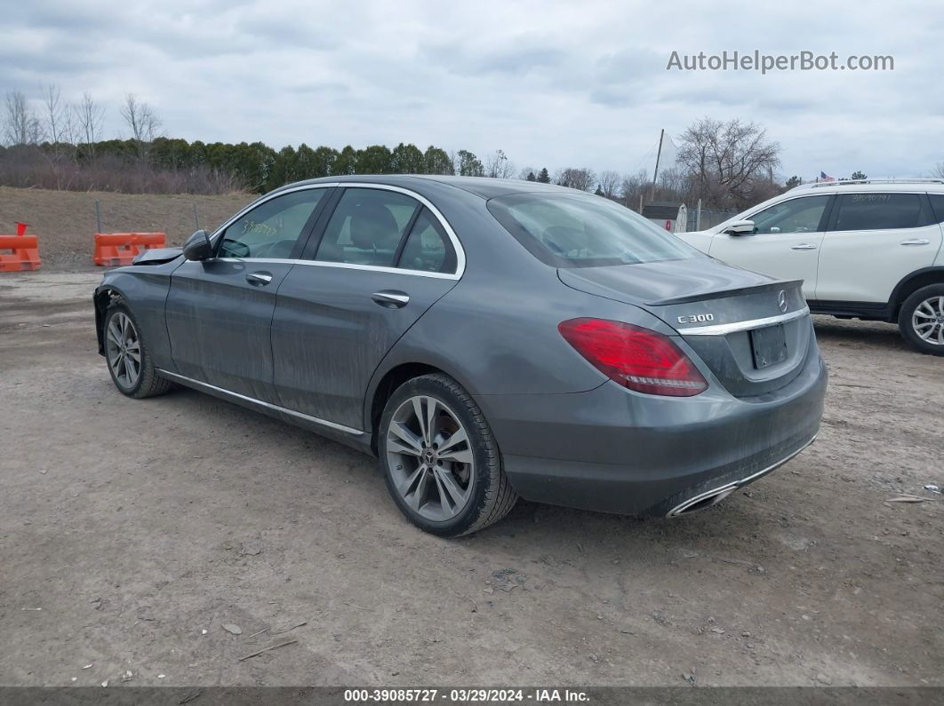 2019 Mercedes-benz C 300 4matic Gray vin: 55SWF8EB3KU304833