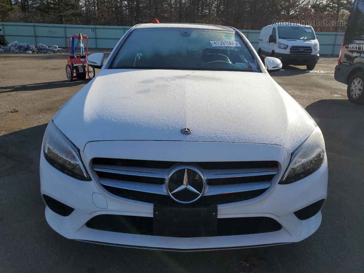 2019 Mercedes-benz C 300 4matic White vin: 55SWF8EB3KU304928