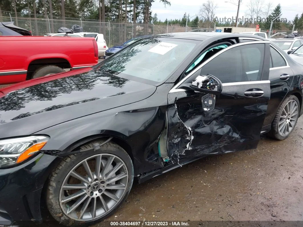 2019 Mercedes-benz C 300 4matic Black vin: 55SWF8EB3KU310843