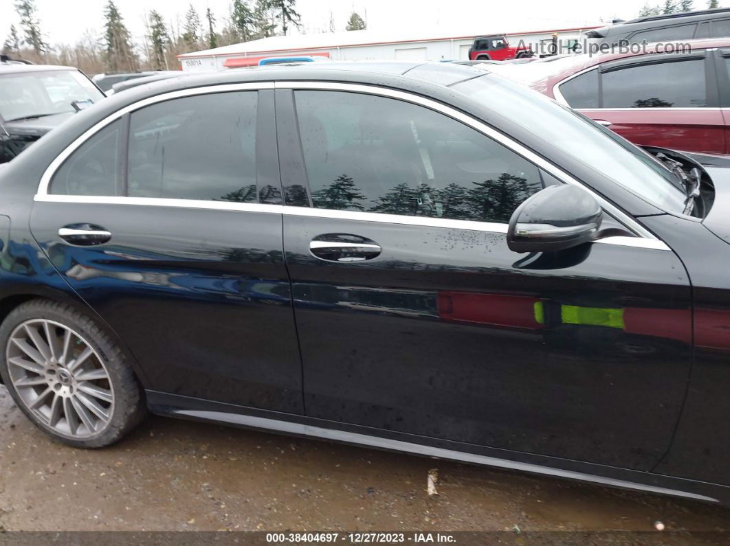 2019 Mercedes-benz C 300 4matic Black vin: 55SWF8EB3KU310843