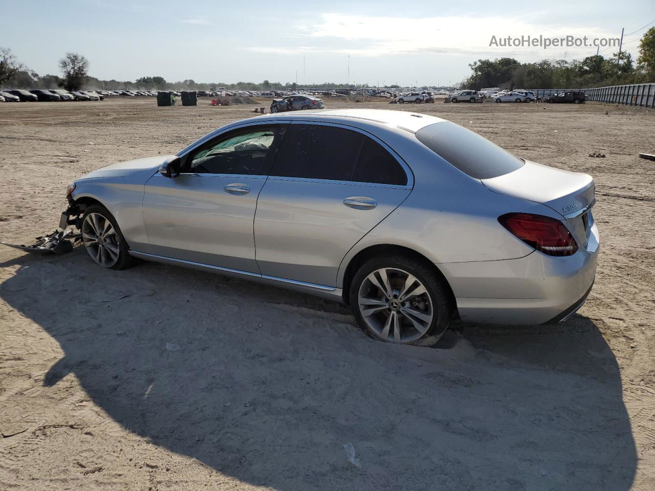 2019 Mercedes-benz C 300 4matic Silver vin: 55SWF8EB3KU319395