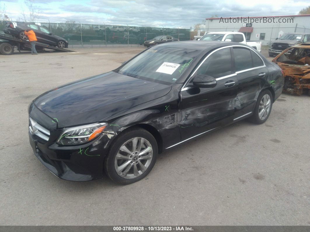 2019 Mercedes-benz C 300 4matic Black vin: 55SWF8EB4KU282759