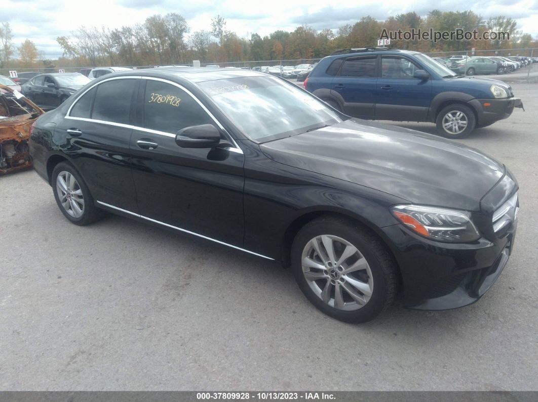 2019 Mercedes-benz C 300 4matic Black vin: 55SWF8EB4KU282759