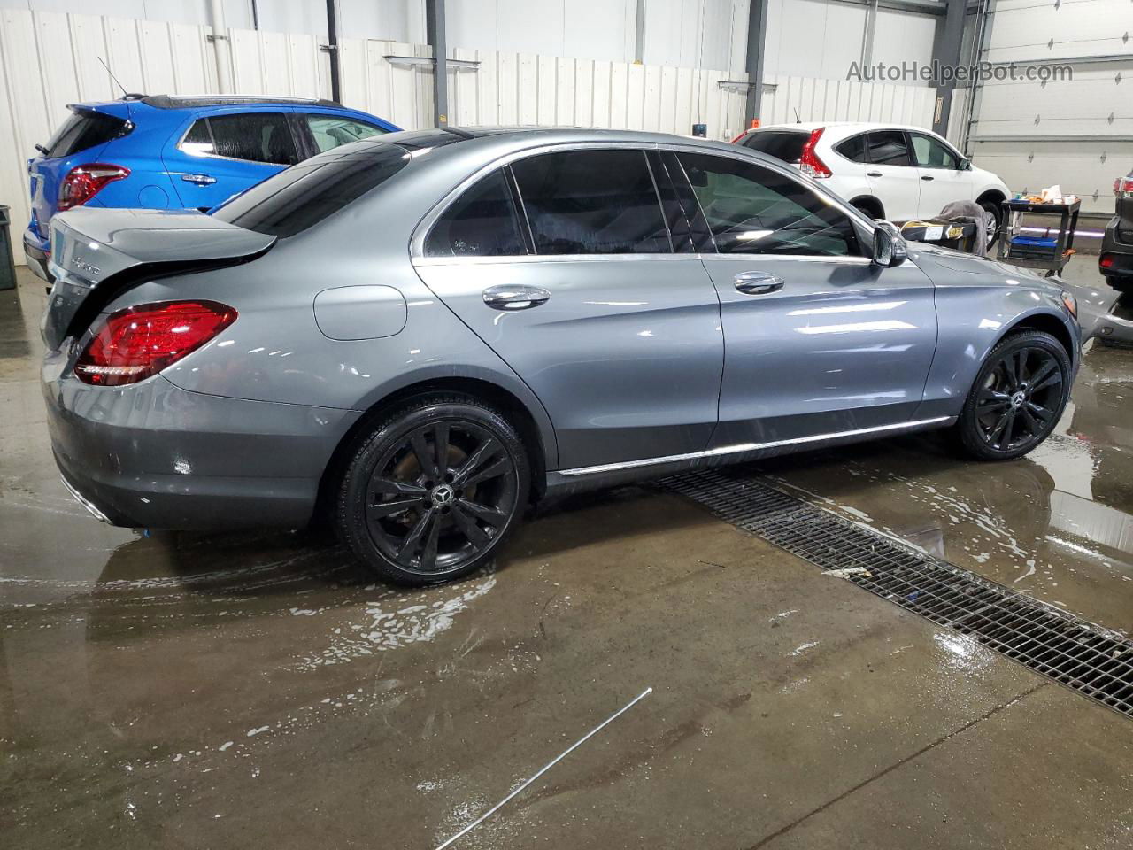 2019 Mercedes-benz C 300 4matic Gray vin: 55SWF8EB4KU288867