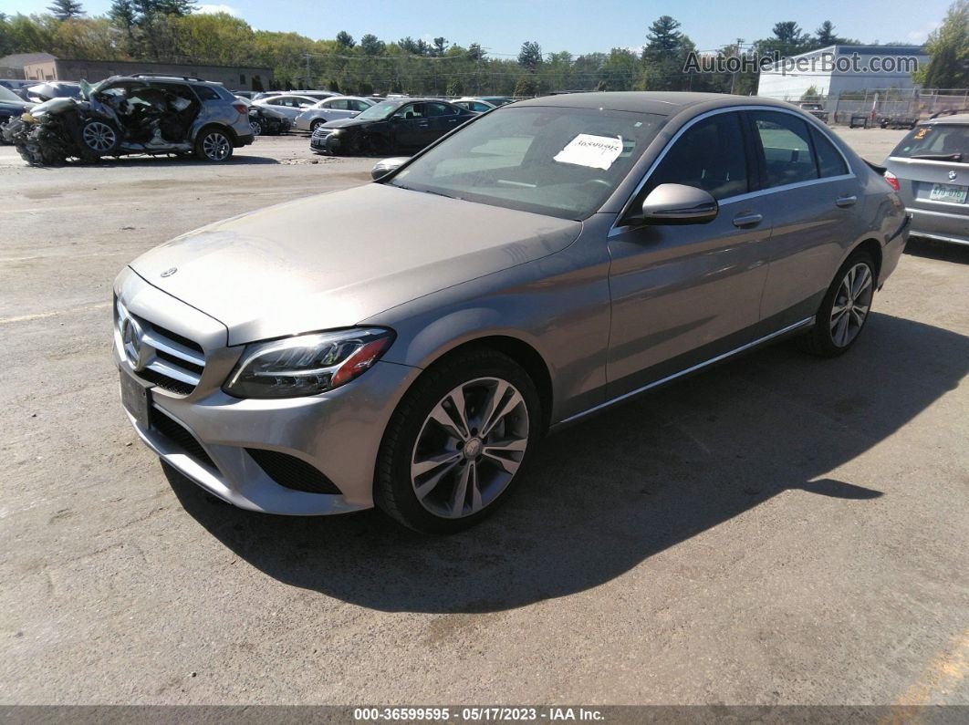 2019 Mercedes-benz C-class C 300 Gray vin: 55SWF8EB4KU293938