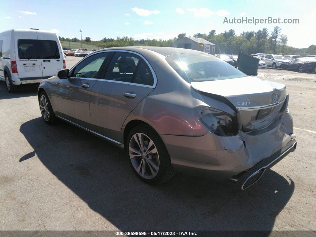 2019 Mercedes-benz C-class C 300 Gray vin: 55SWF8EB4KU293938