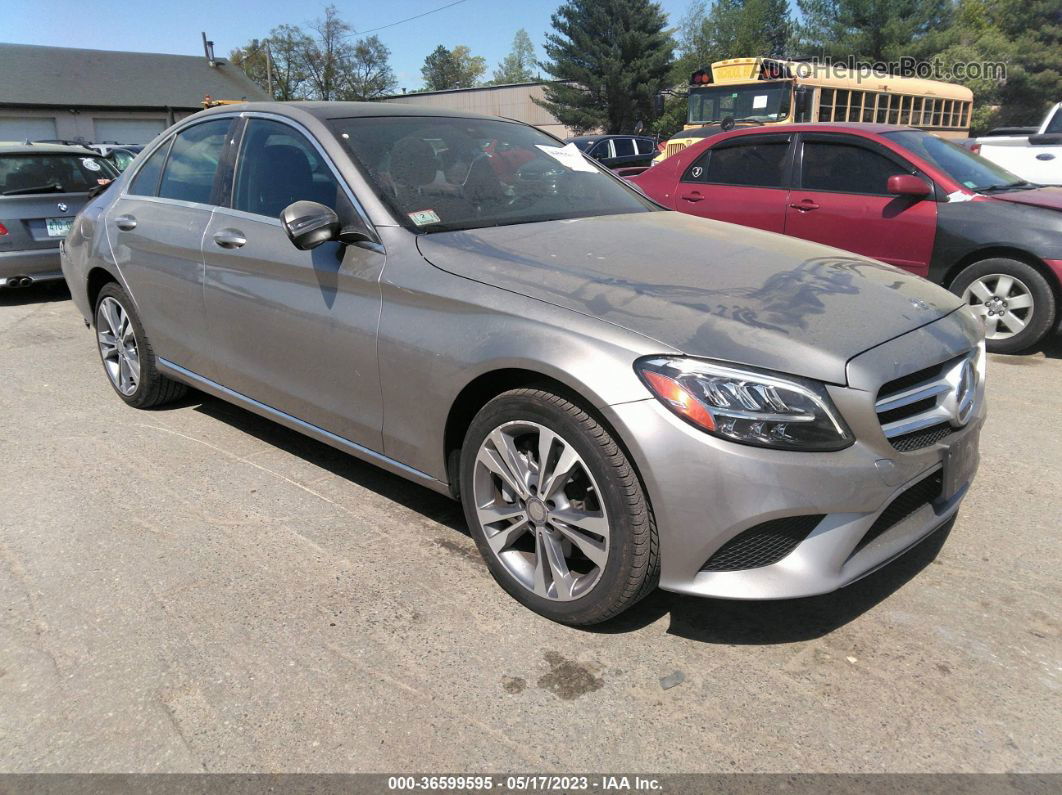 2019 Mercedes-benz C-class C 300 Gray vin: 55SWF8EB4KU293938