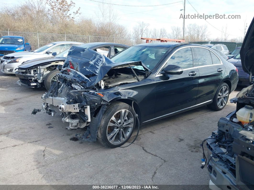 2019 Mercedes-benz C 300 4matic Черный vin: 55SWF8EB4KU305361