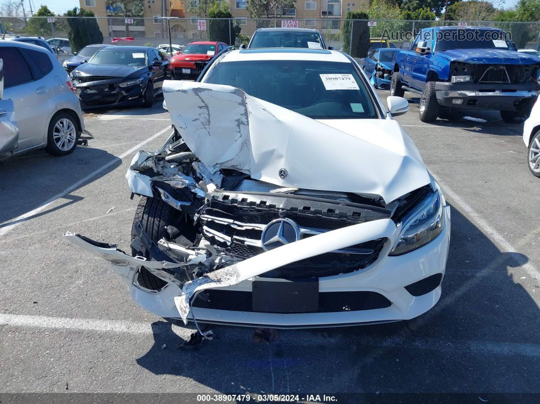 2019 Mercedes-benz C 300 4matic White vin: 55SWF8EB4KU307210