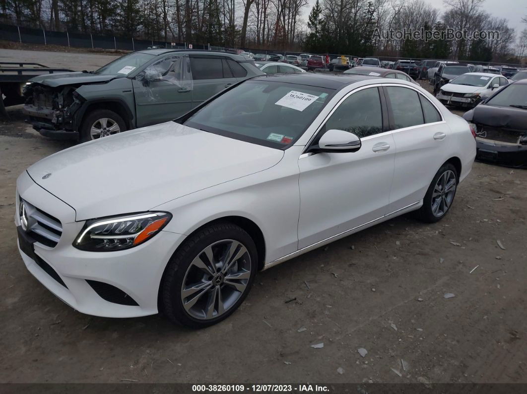 2019 Mercedes-benz C 300 4matic White vin: 55SWF8EB5KU285640