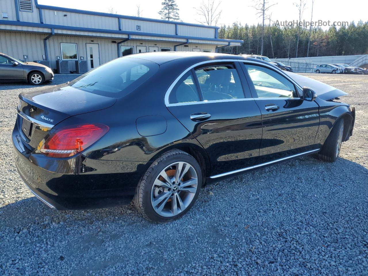 2019 Mercedes-benz C 300 4matic Черный vin: 55SWF8EB5KU303330