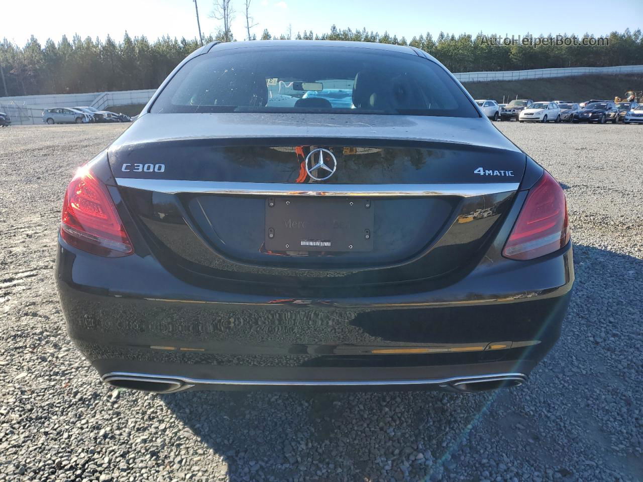 2019 Mercedes-benz C 300 4matic Black vin: 55SWF8EB5KU303330