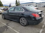 2019 Mercedes-benz C 300 4matic Black vin: 55SWF8EB5KU305577