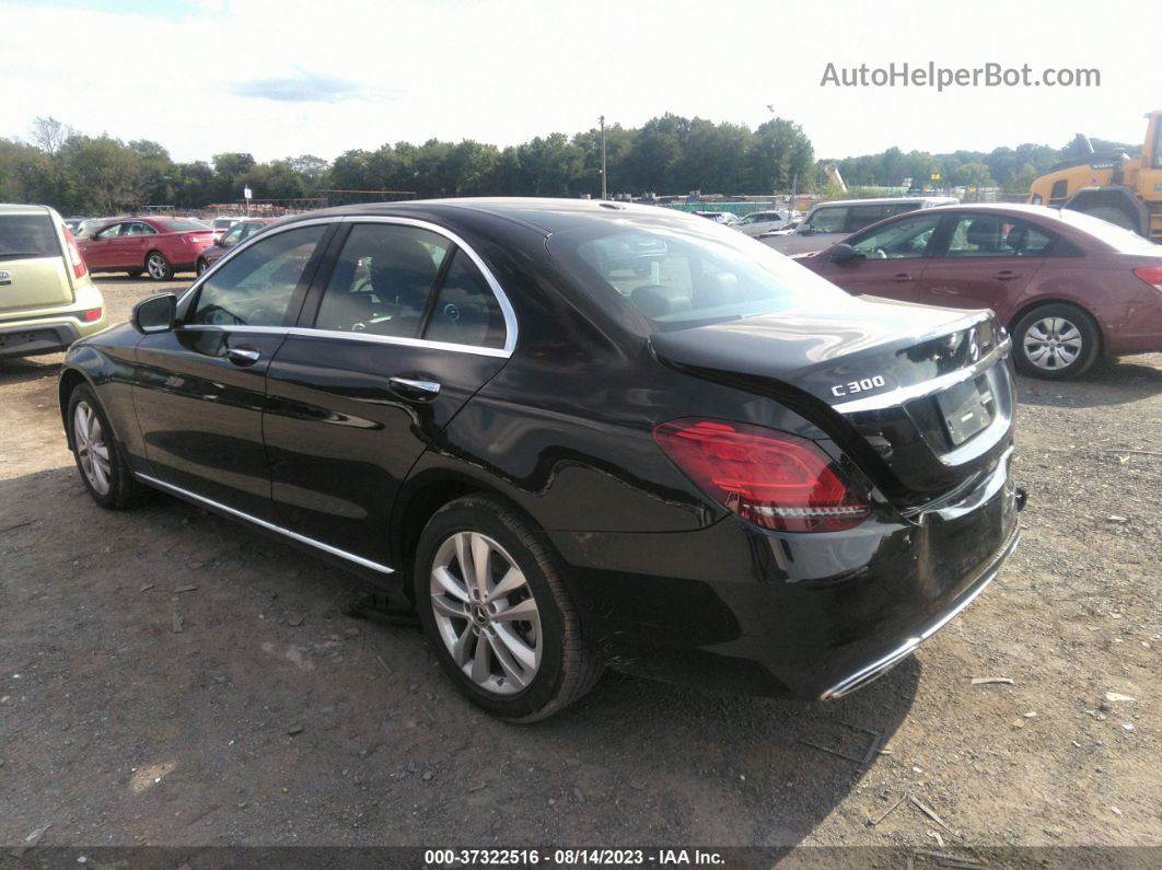 2019 Mercedes-benz C-class C 300 Black vin: 55SWF8EB5KU309449