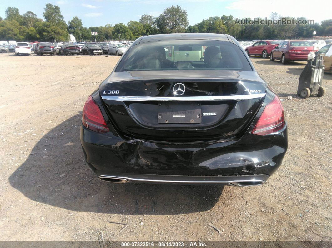 2019 Mercedes-benz C-class C 300 Black vin: 55SWF8EB5KU309449