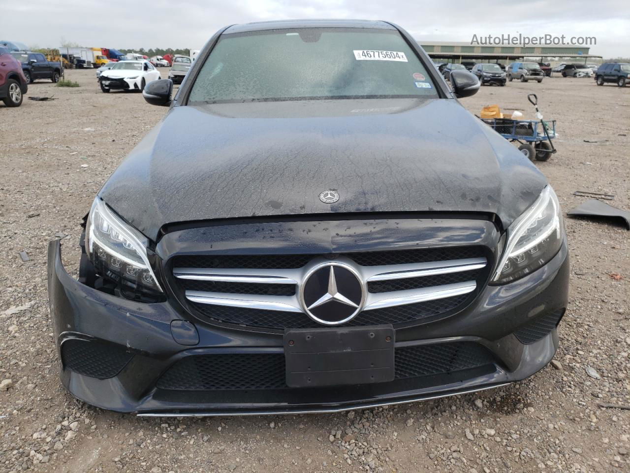 2019 Mercedes-benz C 300 4matic Black vin: 55SWF8EB5KU316725