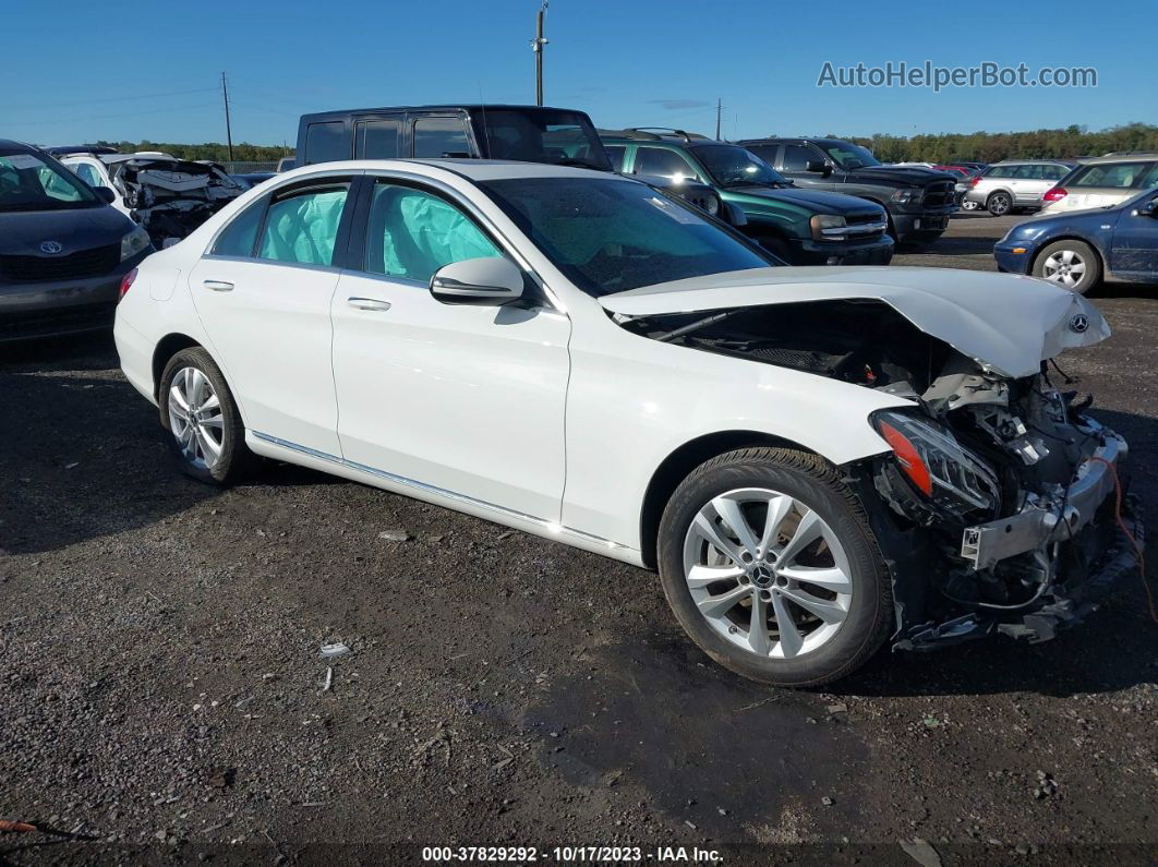 2019 Mercedes-benz C 300 4matic White vin: 55SWF8EB5KU320774