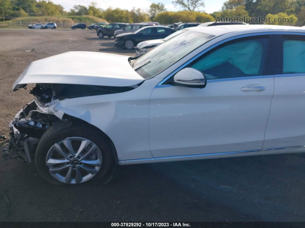 2019 Mercedes-benz C 300 4matic White vin: 55SWF8EB5KU320774