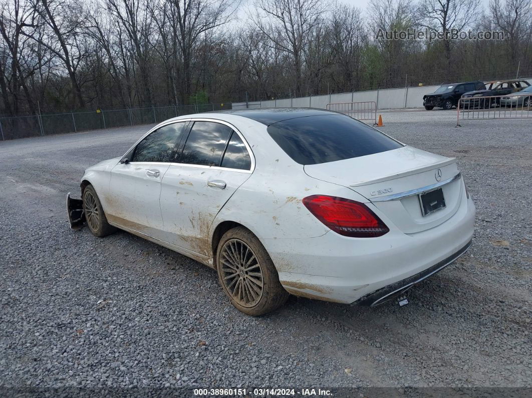 2019 Mercedes-benz C 300 4matic White vin: 55SWF8EB5KU322749