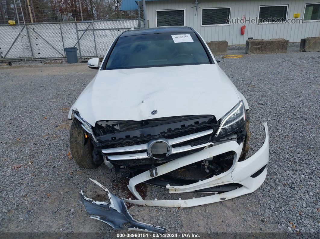 2019 Mercedes-benz C 300 4matic White vin: 55SWF8EB5KU322749