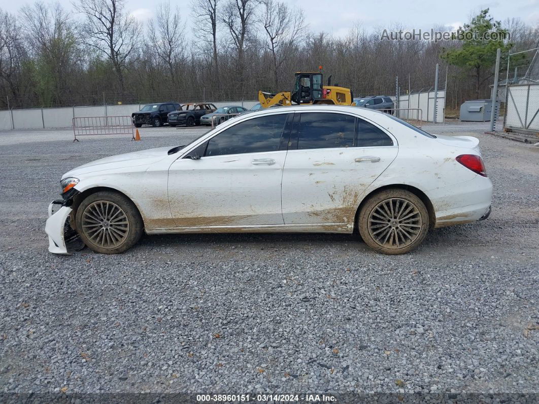 2019 Mercedes-benz C 300 4matic White vin: 55SWF8EB5KU322749