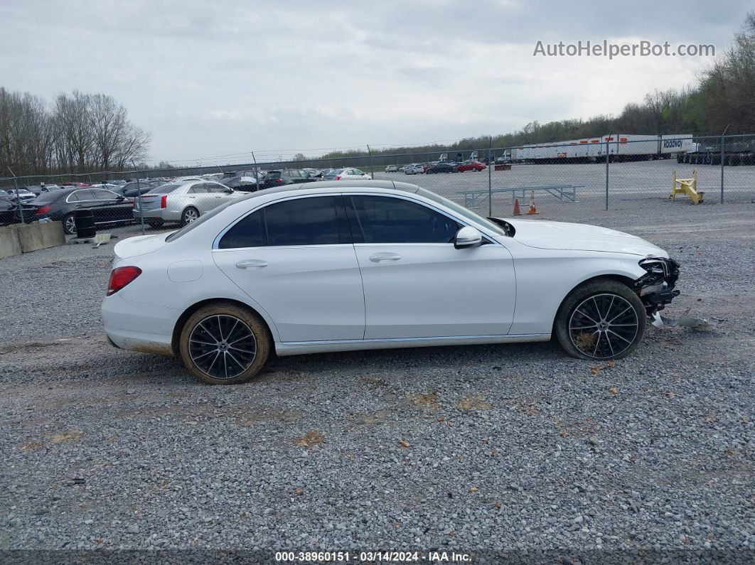 2019 Mercedes-benz C 300 4matic White vin: 55SWF8EB5KU322749