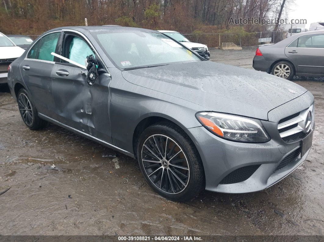 2019 Mercedes-benz C 300 4matic Серый vin: 55SWF8EB6KU286098