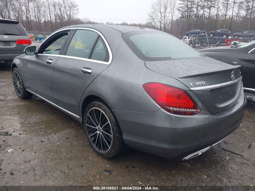 2019 Mercedes-benz C 300 4matic Серый vin: 55SWF8EB6KU286098